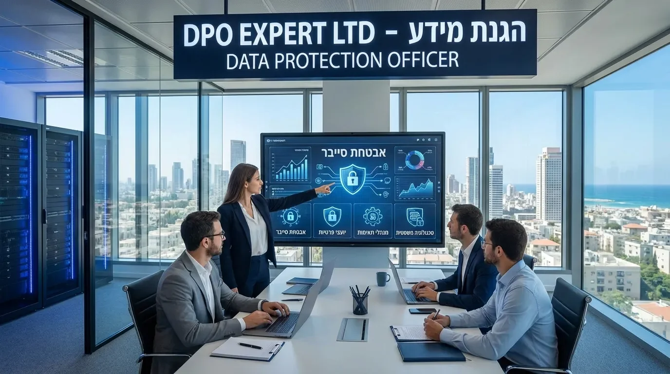 יועץ DPO חיצוני בישראל - סביבת עבודה מקצועית